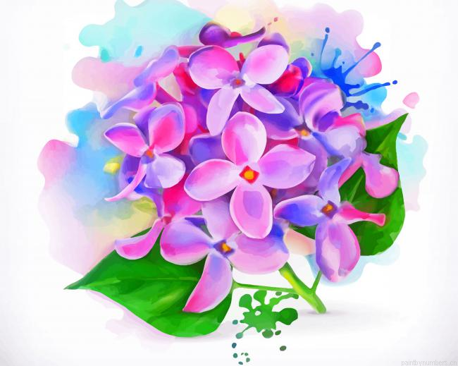Lilac Flowers Painting By Numberss.png