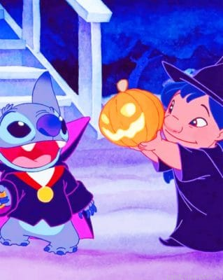 Lilo And Stitch Halloween Painting By Numberss.png