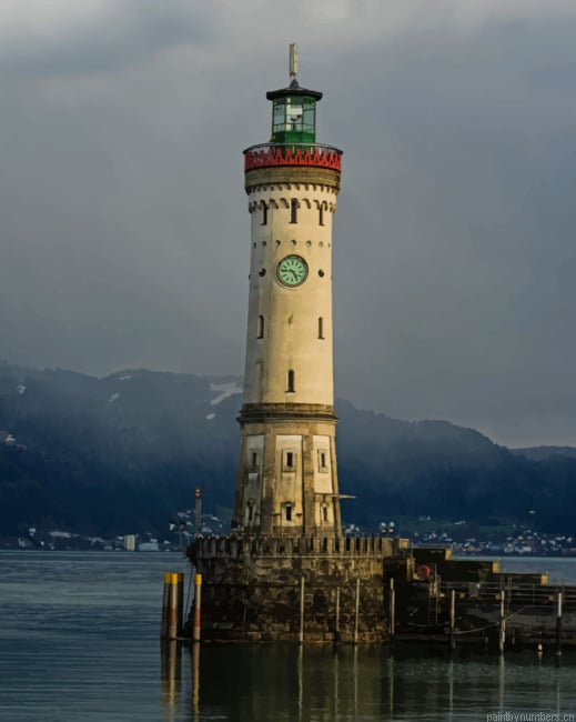 Lindau Lighthouse Painting By Numberss.png