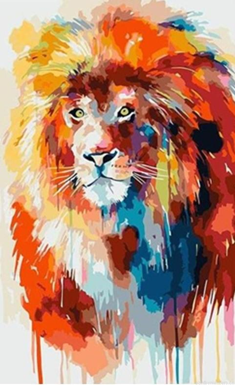 Lion Painting By Numberss.png