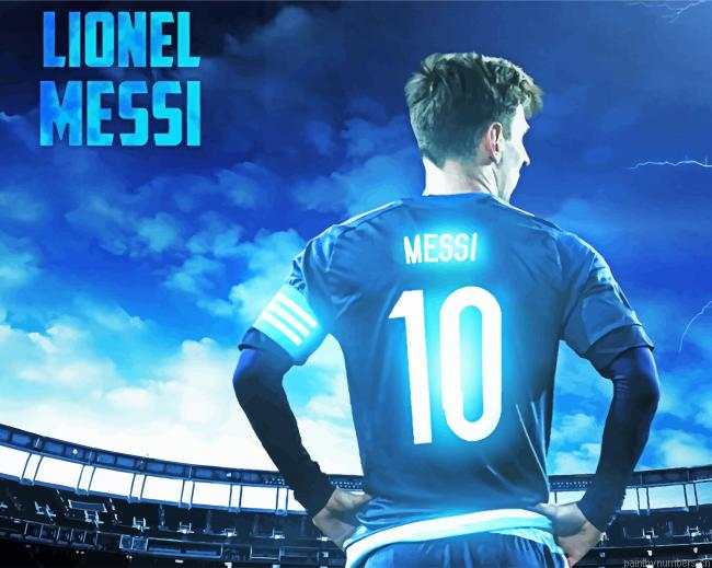 Lionel Messi Soccer Painting By Numberss.png