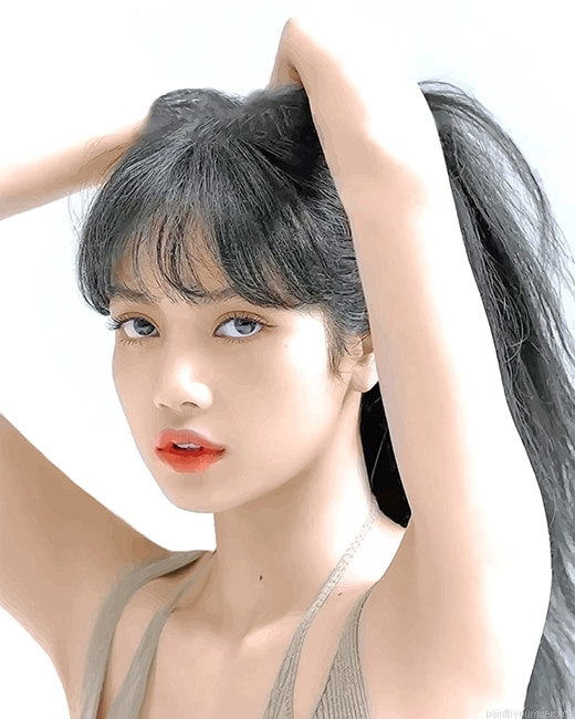 Lisa Blackpink Singers Painting By Numberss.png