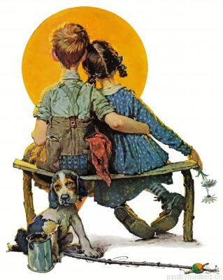 Little Couple Norman Rockwell Painting By Numbers.png