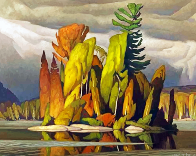 Little Island Group Of Seven Painting By Numberss.png