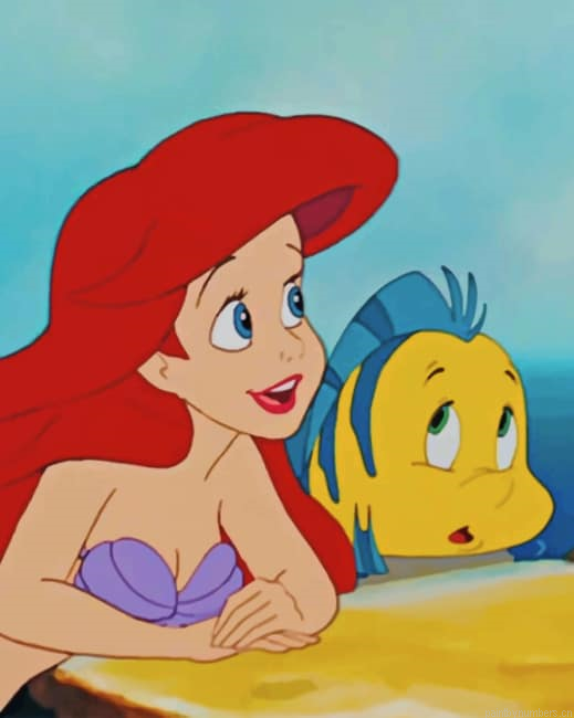Little Mermaid Animations Painting By Numberss.png