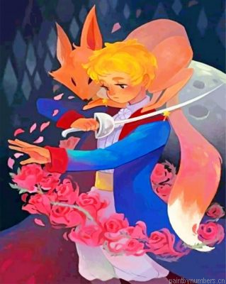 Little Prince And Fox Painting By Numbers.png