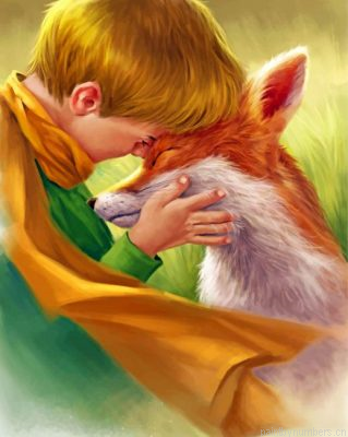 Little Prince With His Fox Painting By Numbers.png