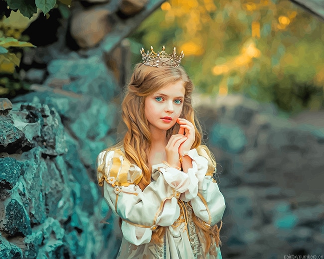 Little Princess Painting By Numberss.png