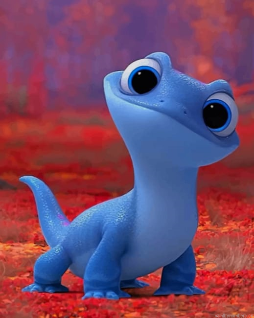 Lizard From Frozen Animations Painting By Numberss.png