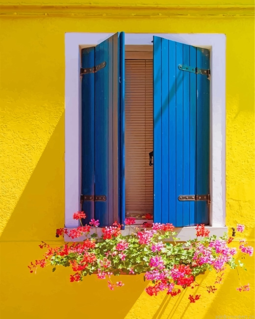 Lobelia Window Flowers Painting By Numberss.png