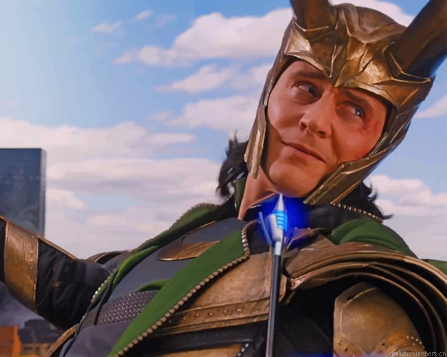 Loki From The Avengers Movies Painting By Numberss.png