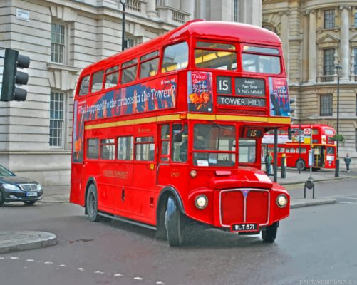 London Red Bus Painting By Numbers.png