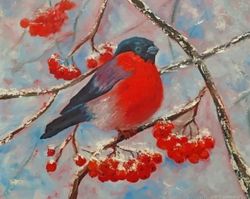 Lonely Bullfinch Painting By Numberss.png