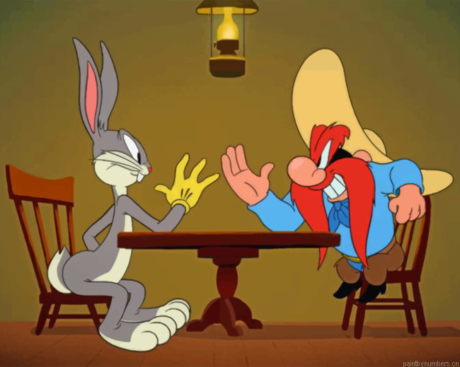 Looney Tunes Cartoon Painting By Numbers.png