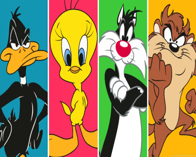 Looney Tunes Characters Painting By Numbers.png