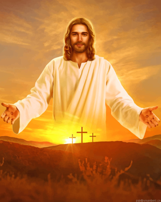 Lord Jesus Painting By Numberss.png