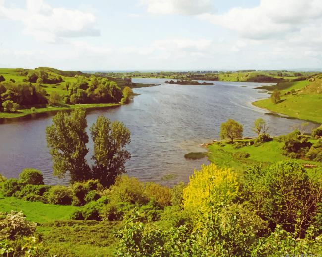 Lough Gur Lake Nature Painting By Numberss.png