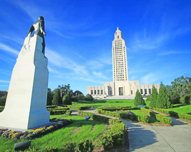 Louisiana State Capitol Buildings Painting By Numberss.png