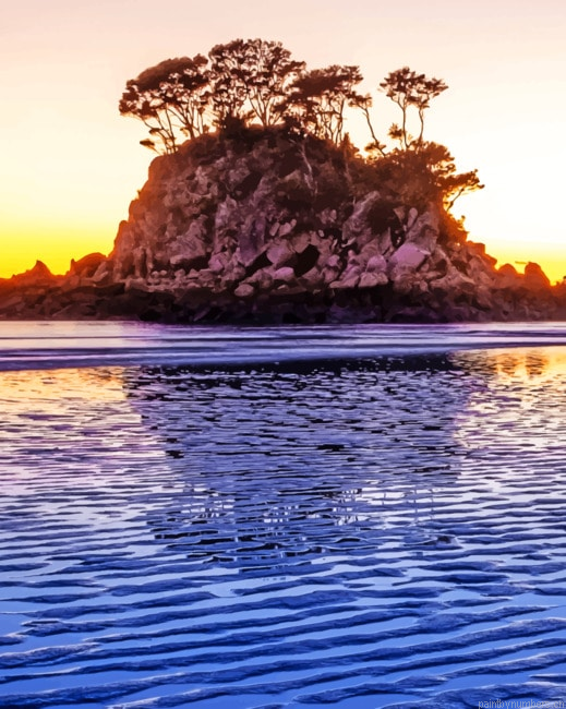 Low Tide In Torrent Bay Oceans Painting By Numberss.png