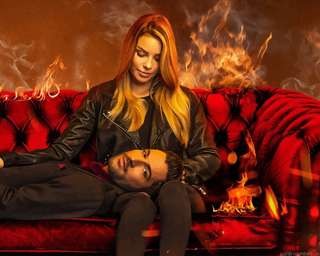 Lucifer Morning Star And Chloe Decker Painting By Numbers.png
