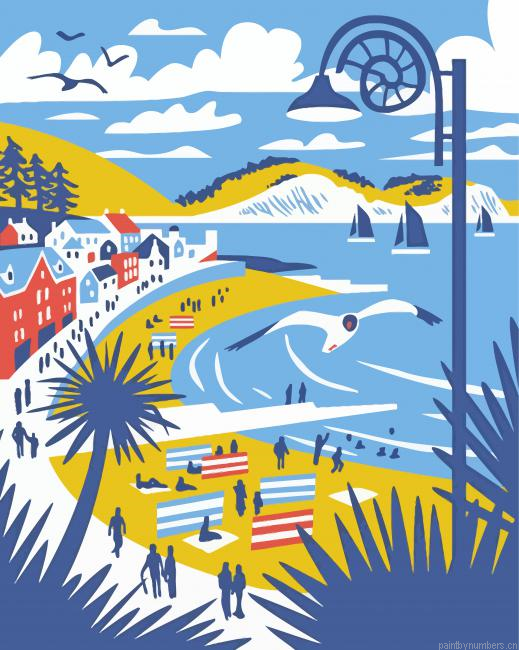 Lyme Regis Illustration Painting By Numberss.png