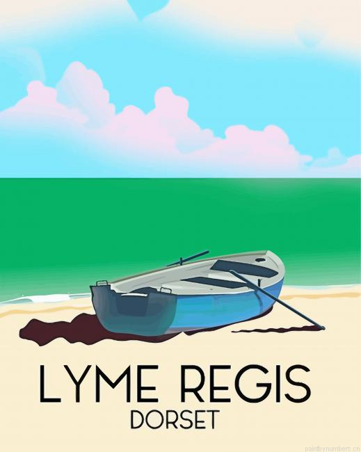 Lyme Regis Poster Painting By Numberss.png