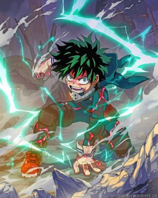 Mad Deku My Hero Academia Painting By Numbers.png