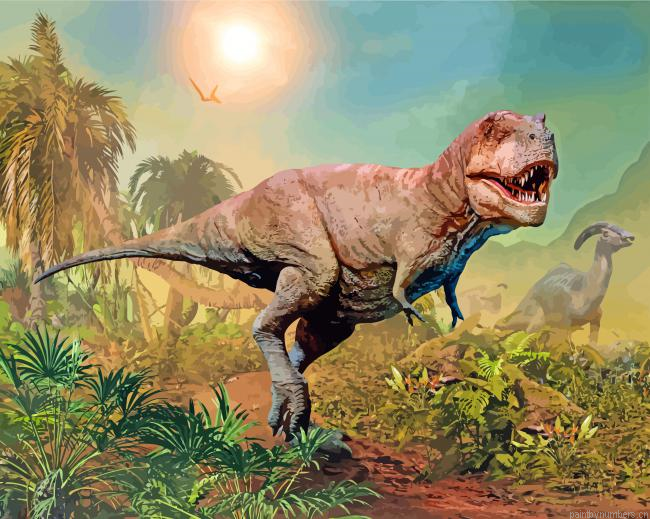 Mad Dinosaur Painting By Numbers.png
