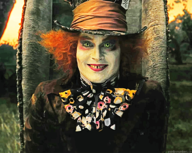 Mad Hatter Alice In Wonderland Painting By Numberss.png