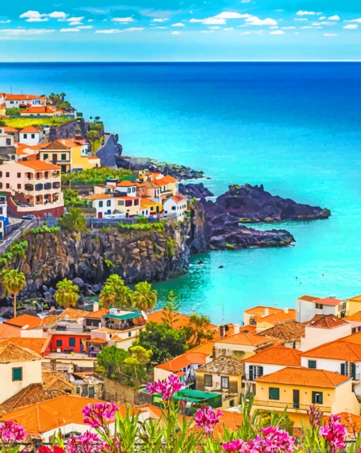 Madeira Island Cities Painting By Numberss.png