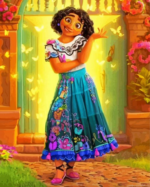 Madrigal Mirabel Encanto Painting By Numberss.png