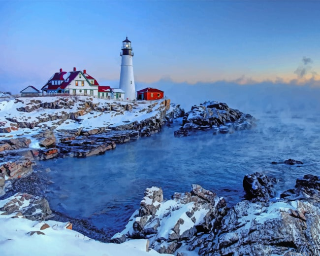 Maine During Winter Painting By Numberss.png