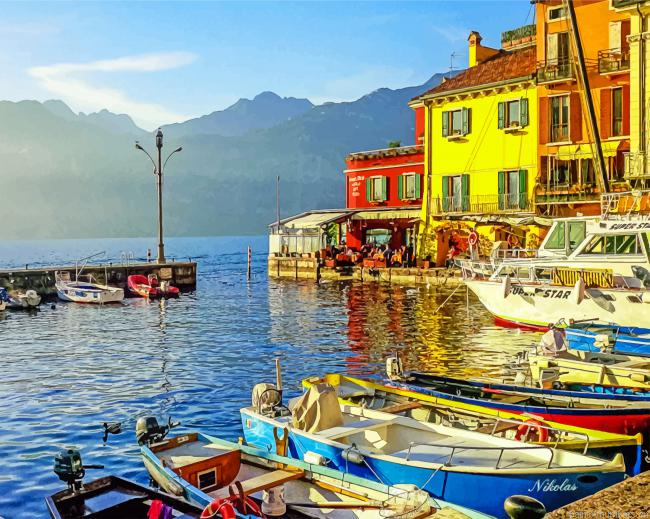 Malcesine Harbour Painting By Numberss.png