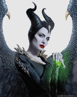 Maleficent American Movie Painting By Numbers.png