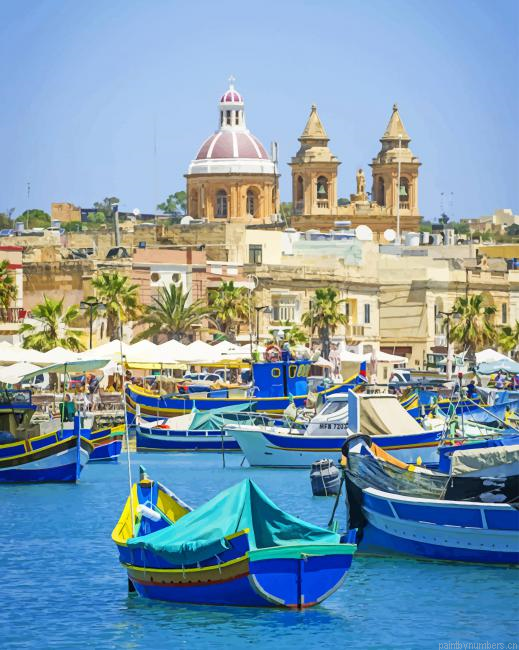 Malta Marsaxlokk Painting By Numbers.png