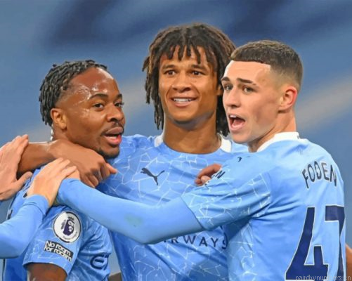 Man City Football Players Painting By Numbers.png