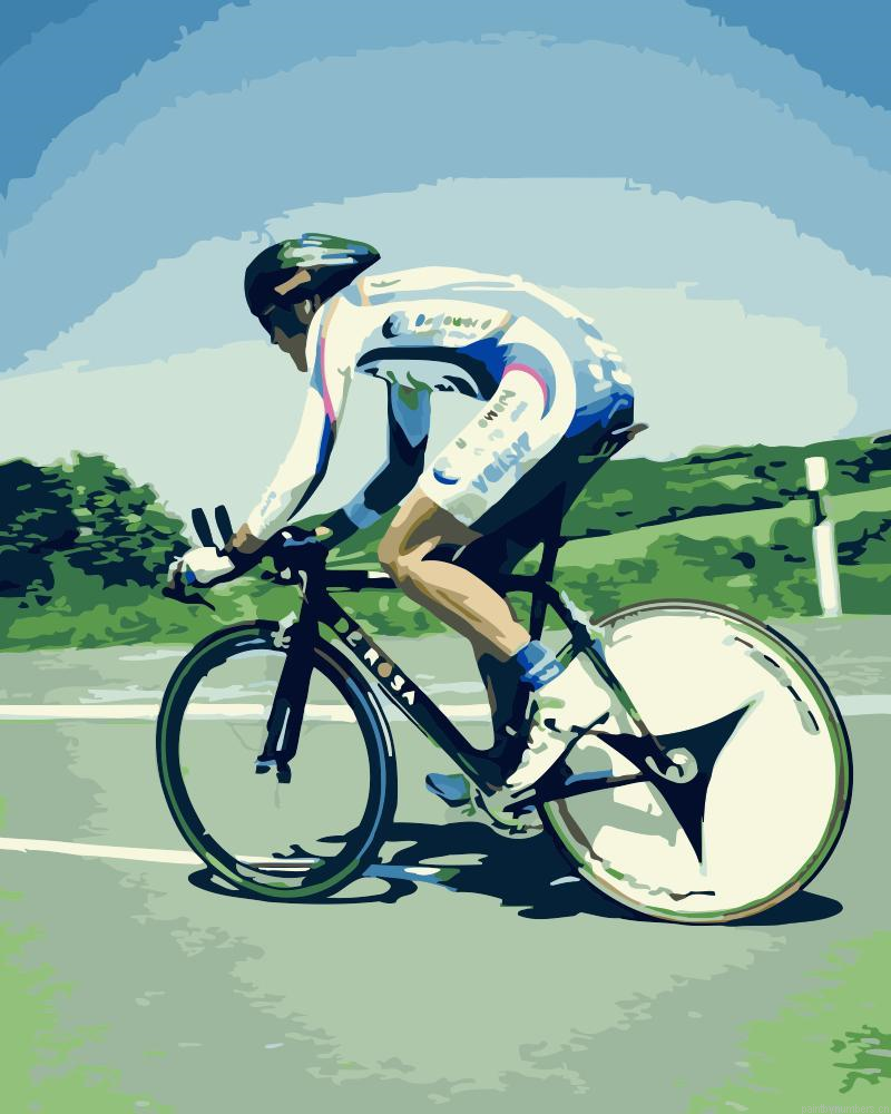 Man Cycling Painting By Numberss.png