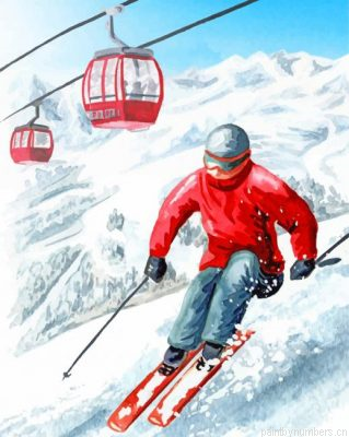 Man Skiing Painting By Numbers.png