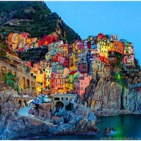 Manarola Cinque Terre National Park Cities Painting By Numbers.png