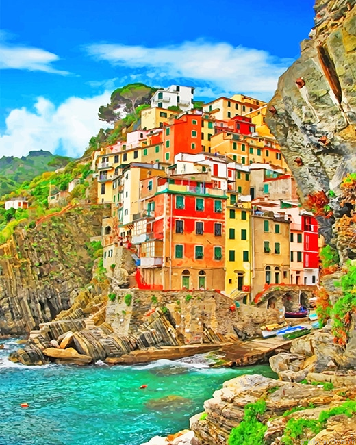 Manarola Italy Painting By Numberss.png