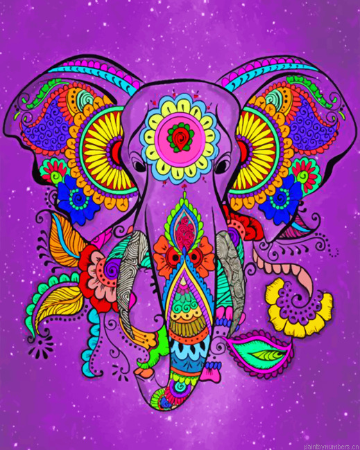 Mandala Elephant Painting By Numberss.png