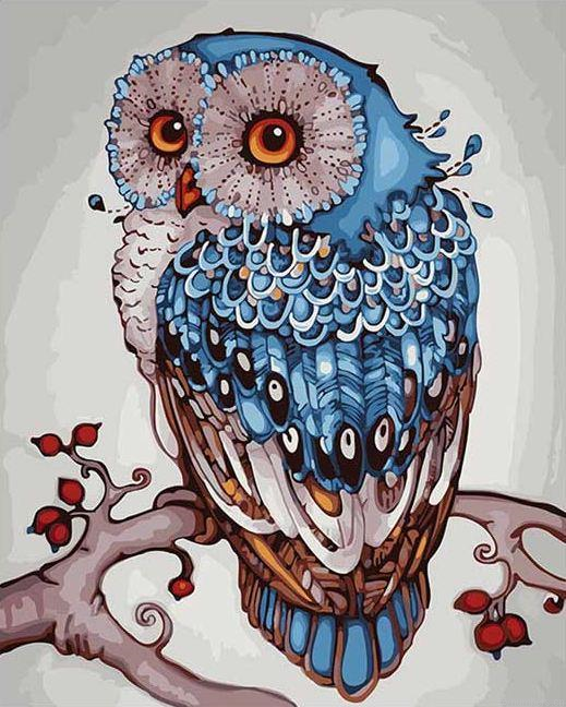 Mandala Owl Birds Painting By Numbers.png