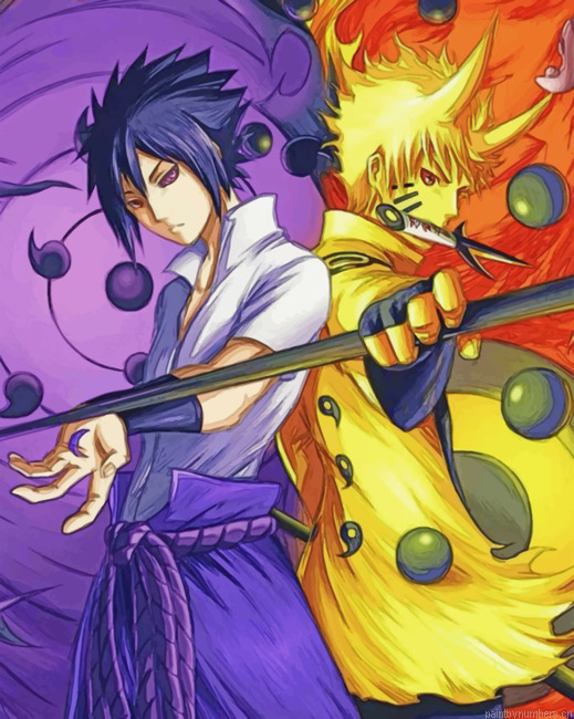 Manga Anime Naruto Painting By Numbers.png