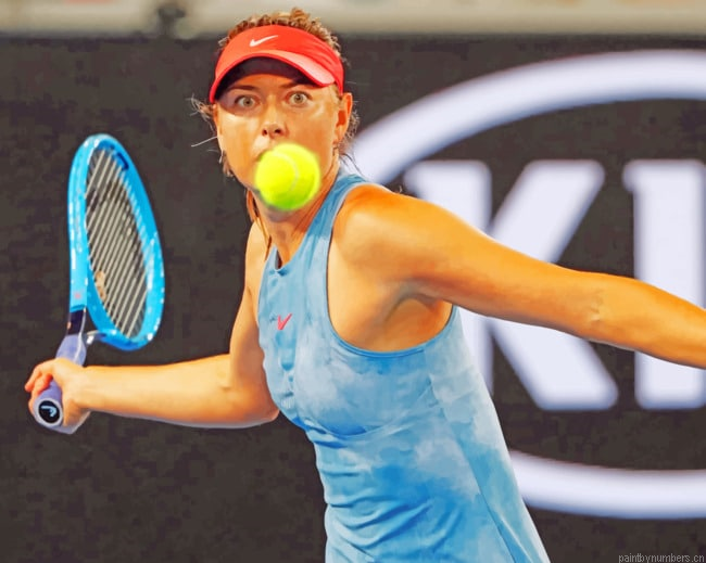 Maria Sharapova Tennis Painting By Numberss.png