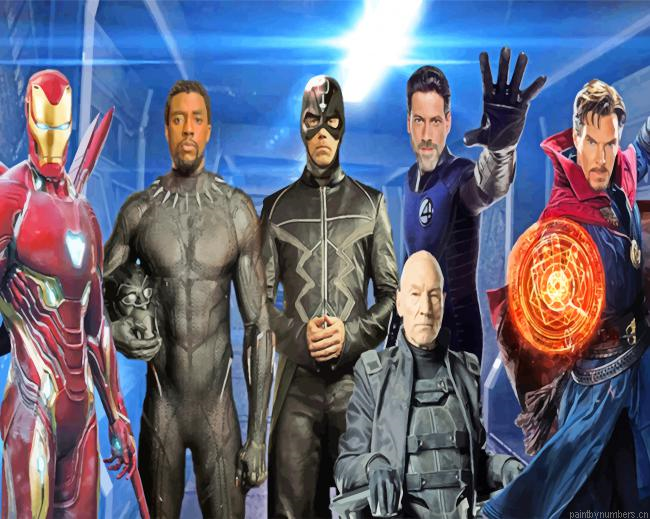Marvel Illuminati Movie Painting By Numberss.png