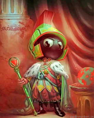 Marvin The Martian Illustration Painting By Numbers.png