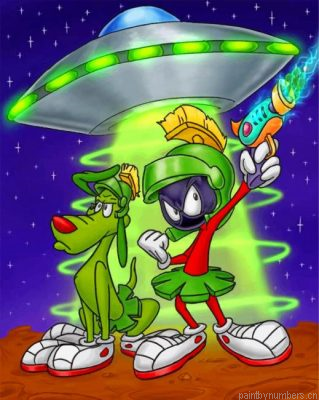 Marvin The Martian Painting By Numbers.png