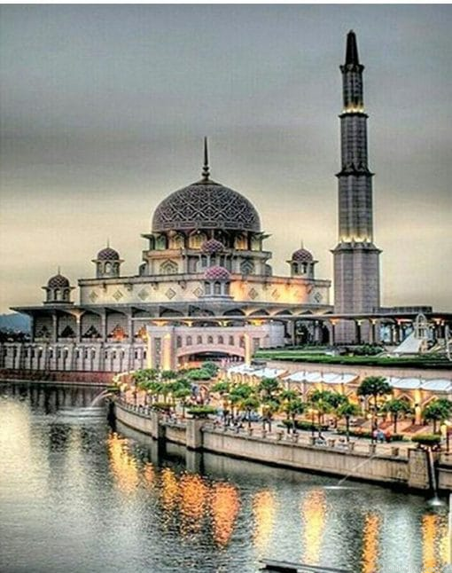 Masjid Al Bukhary In Malaysia Painting By Numberss.png