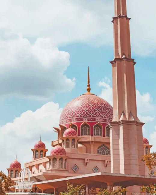 Masjid Putra Malaysia Buildings Painting By Numberss.png