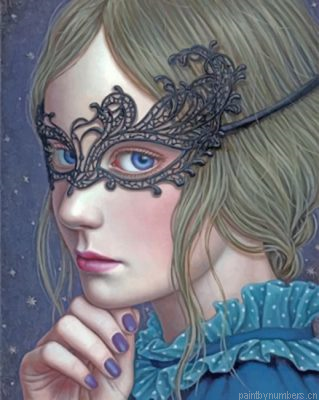 Masked Girl Painting By Numbers.png